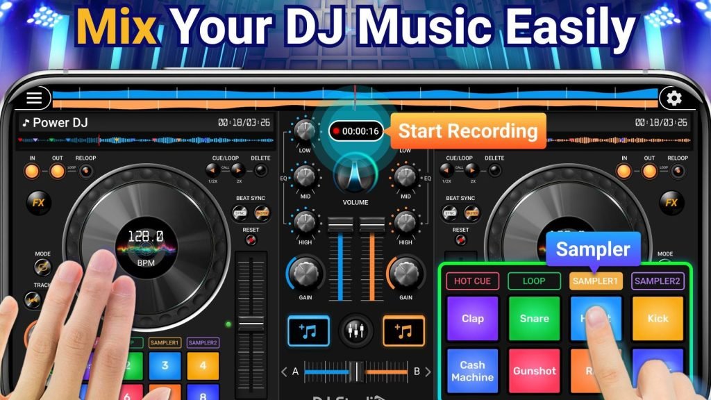Android İçin En İyi 5 DJ Uygulaması: Müzik Yapın ve Karıştırın! 3 android icin en iyi 5 dj uygulamasi muzik yapin ve karistirin