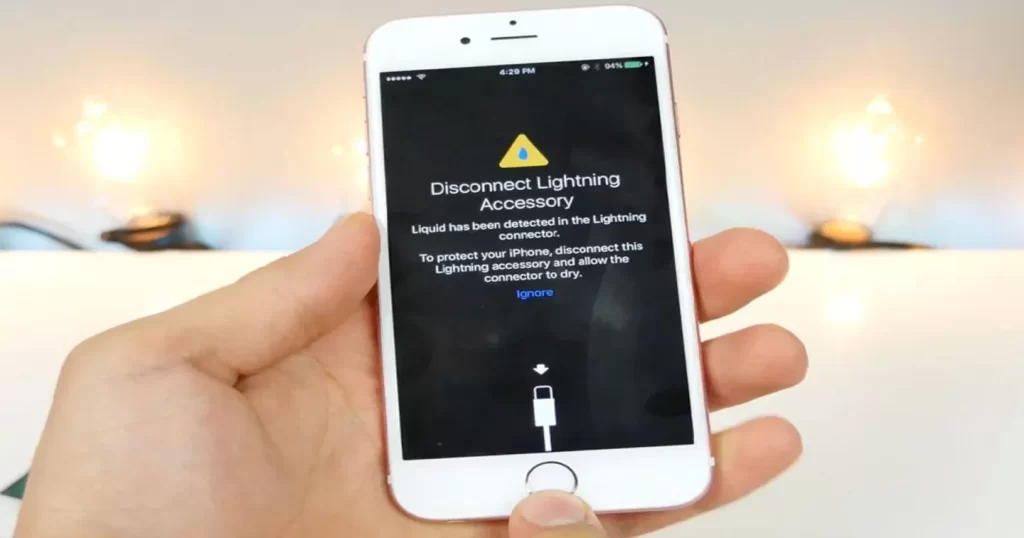 iPhone'da "Bağlantı Noktasında Sıvı Algılandı" Hatası Çözümü 1 iphoneda baglanti noktasinda sivi algilandi hatasi cozumu