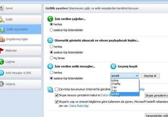Skype Mesajlaşma Geçmişinizi Silin: Gizliliğinizi Koruyun 3 skype mesajlasma gecmisinizi silin gizliliginizi koruyun