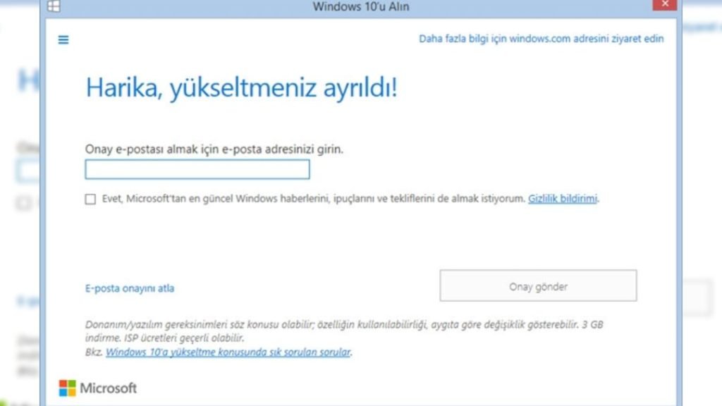 Windows 10 Ücretsiz Yükseltme: İşte Yapmanız Gerekenler 1 windows 10 ucretsiz yukseltme iste yapmaniz gerekenler