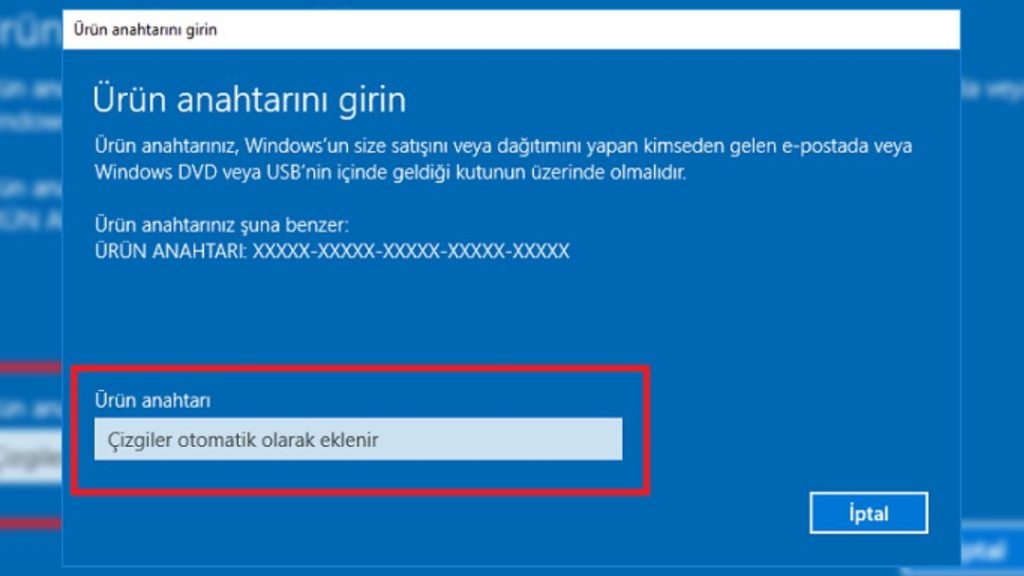 windows 7 8 8 1 urun anahtari ile windows 10u etkinlestirin