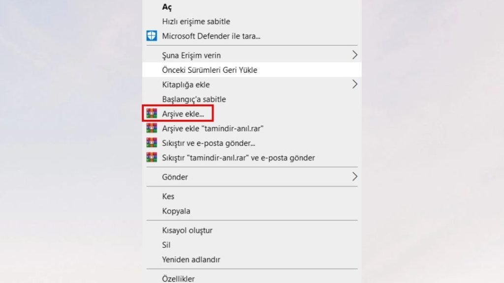 winrar ile zip nasil yapilir dosyalarinizi sikistirin 2