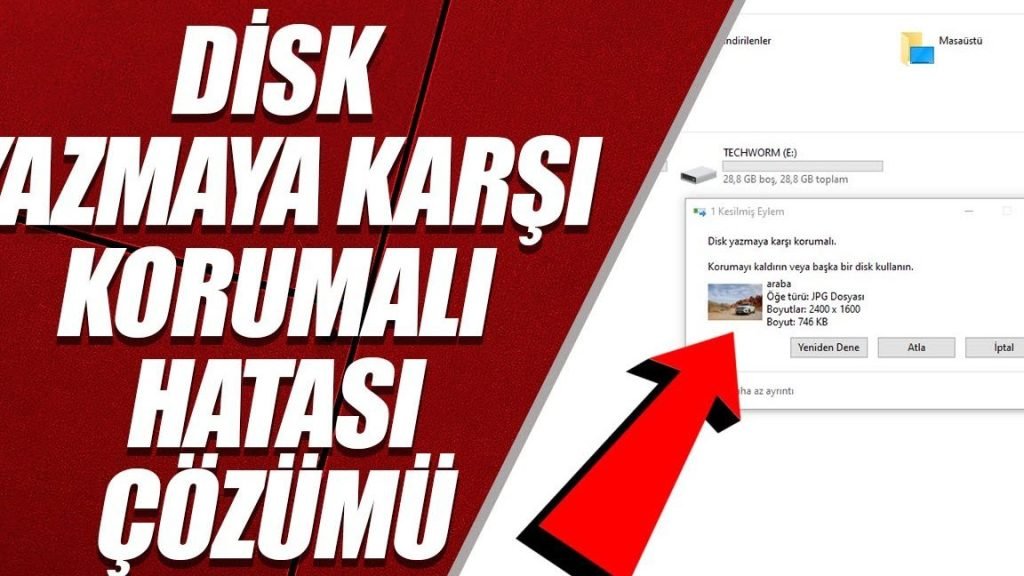 Yazma Korumalı Disk Hatası Çözümü: Verilerinize Ulaşın! 3 yazma korumali disk hatasi cozumu verilerinize ulasin